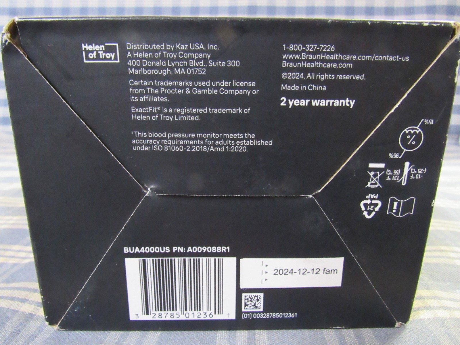 Braun ExactFit 1E Upper Arm Blood Pressure Monitor (Store Display) FREE SHIPPING