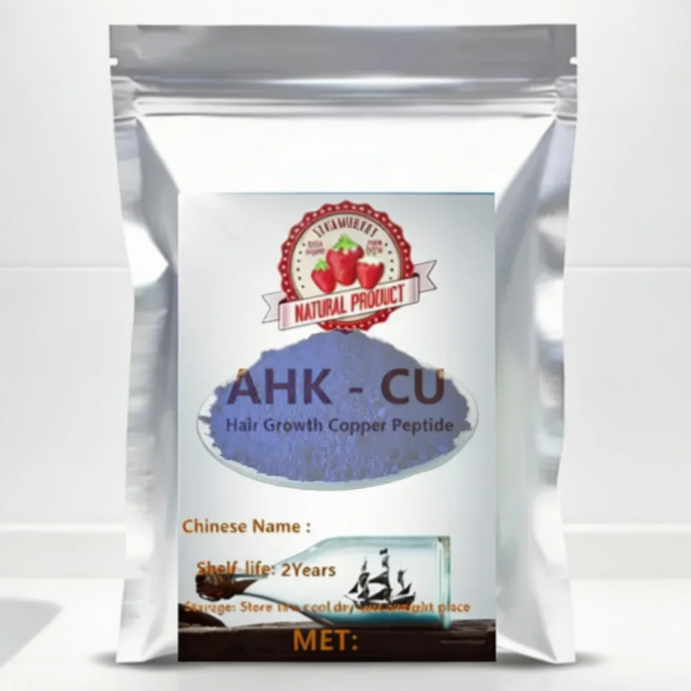 AHK – CU Hair Growth Copper Peptide Powder in Custom Aluminum Foil Bags
