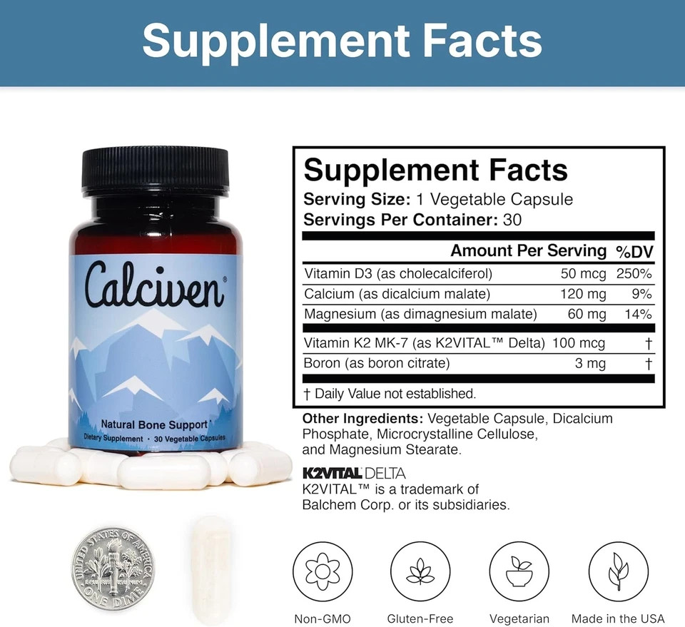 Support Non-Gmo, Bone Supplement – Natural Gluten-Free