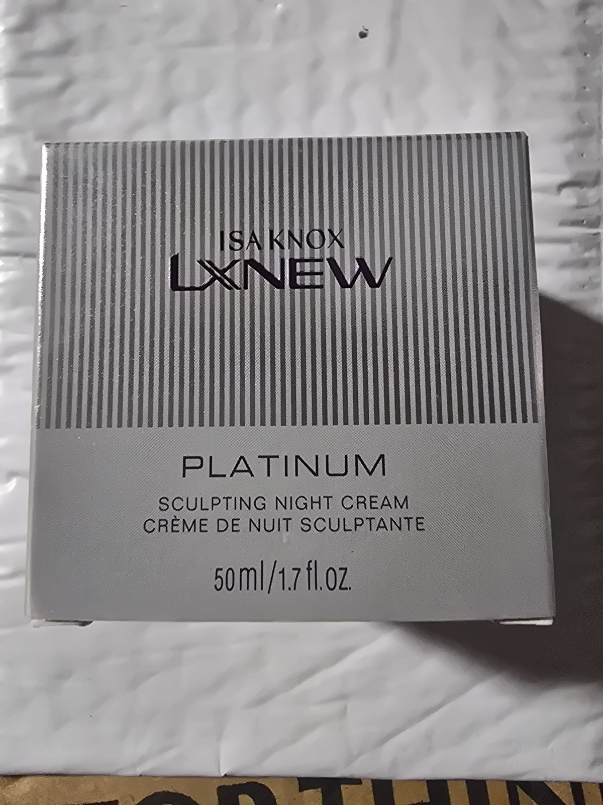 LXNEW Platinum Scilpting Night Crm 1.7oz exp date unknown
