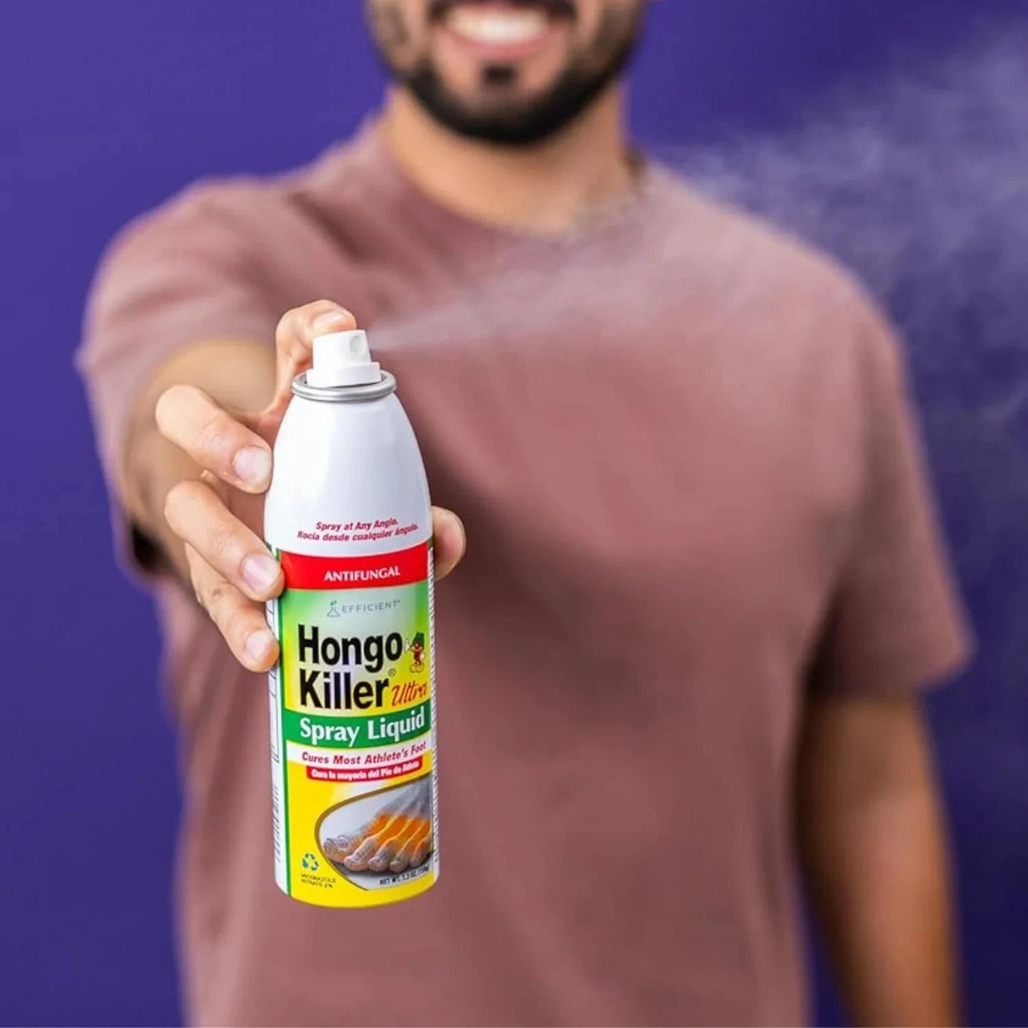 Hongo Killer Antifungal Liquid Spray for Athlete’s Foot Relief Treatment 5.3 Oz.