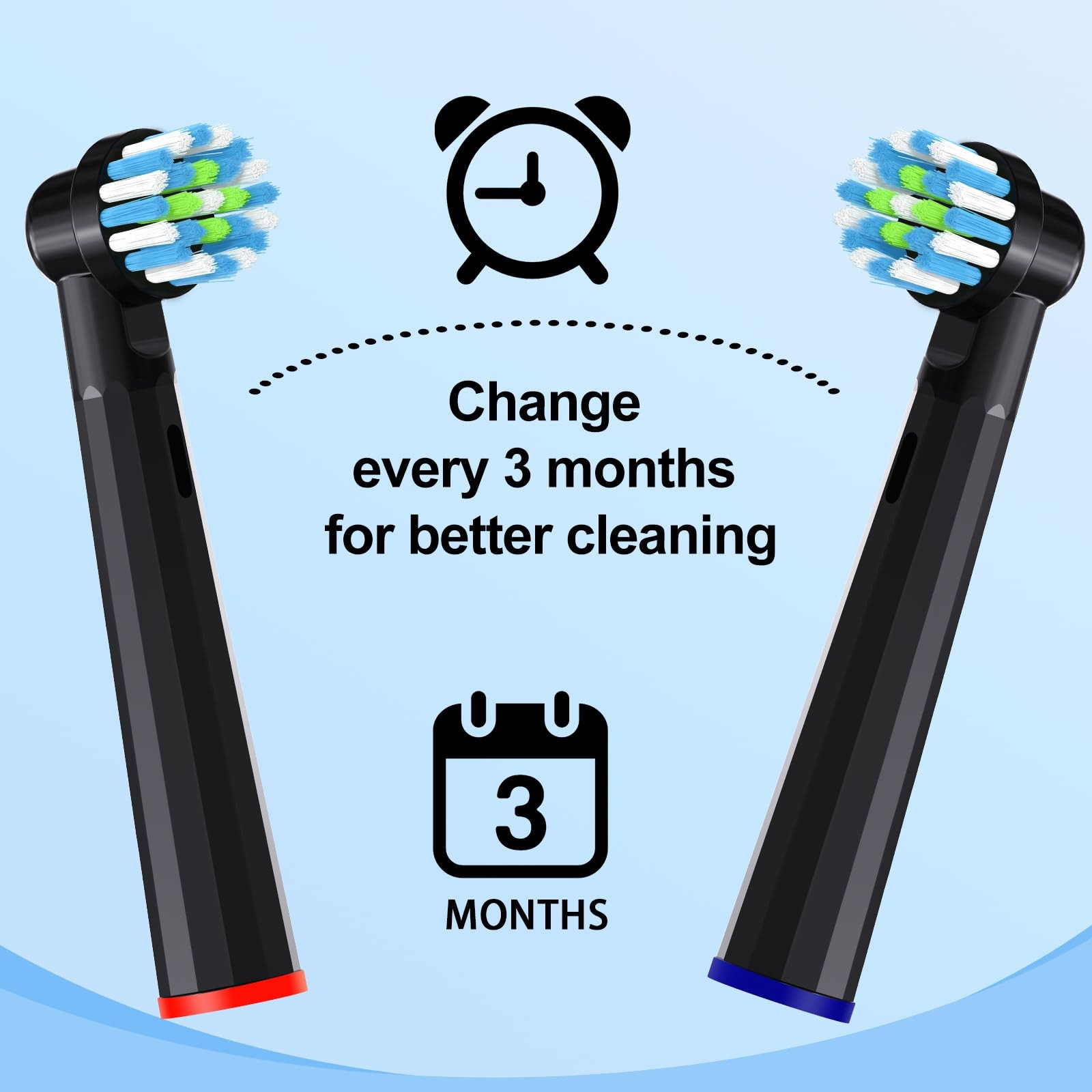 Compatible Replacement Brush Heads for Oral-B Pro 1000, Genius X, Smart 1500 –