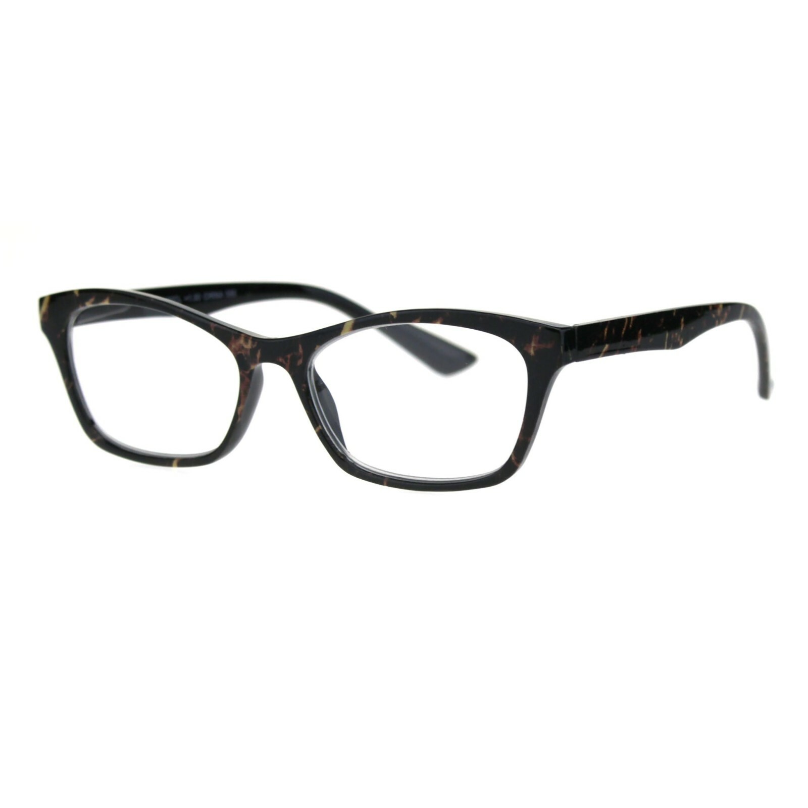 Women’s Reading Glasses Magnified Rectangular Fashion Frame Spring Hinge