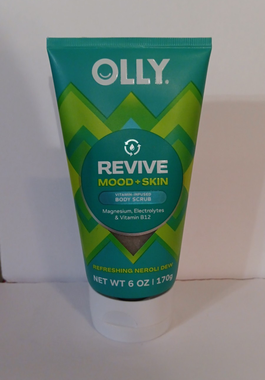 OLLY Revive Mood + Skin Body Scrub Paraben/Sulfate-Free Neroli 6 oz