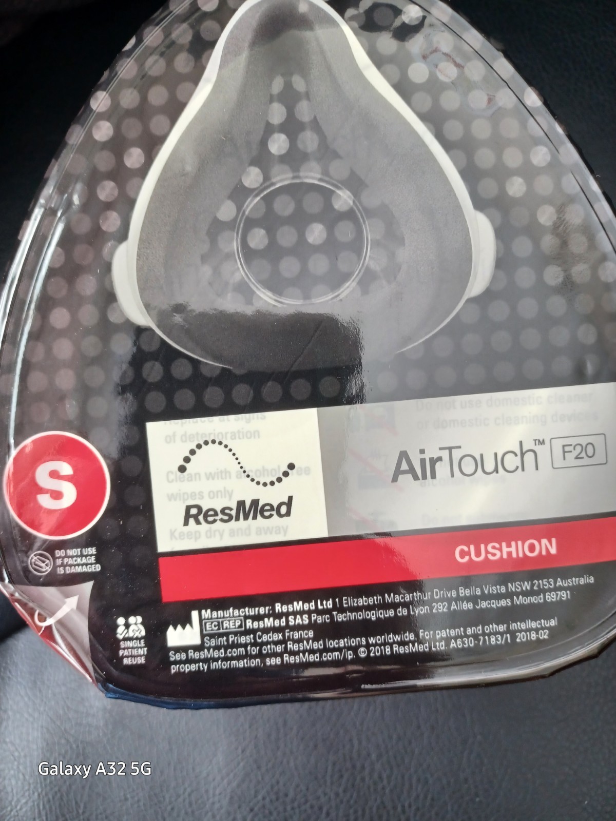 4 Brand New ResMed AirTouch F20 Cushion size Small New in Pack #63028