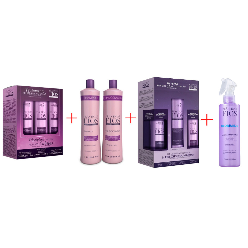 Cadiveu Plastica Dos Fios Brazilian Keratin Hair Treatment Choose Your Kit