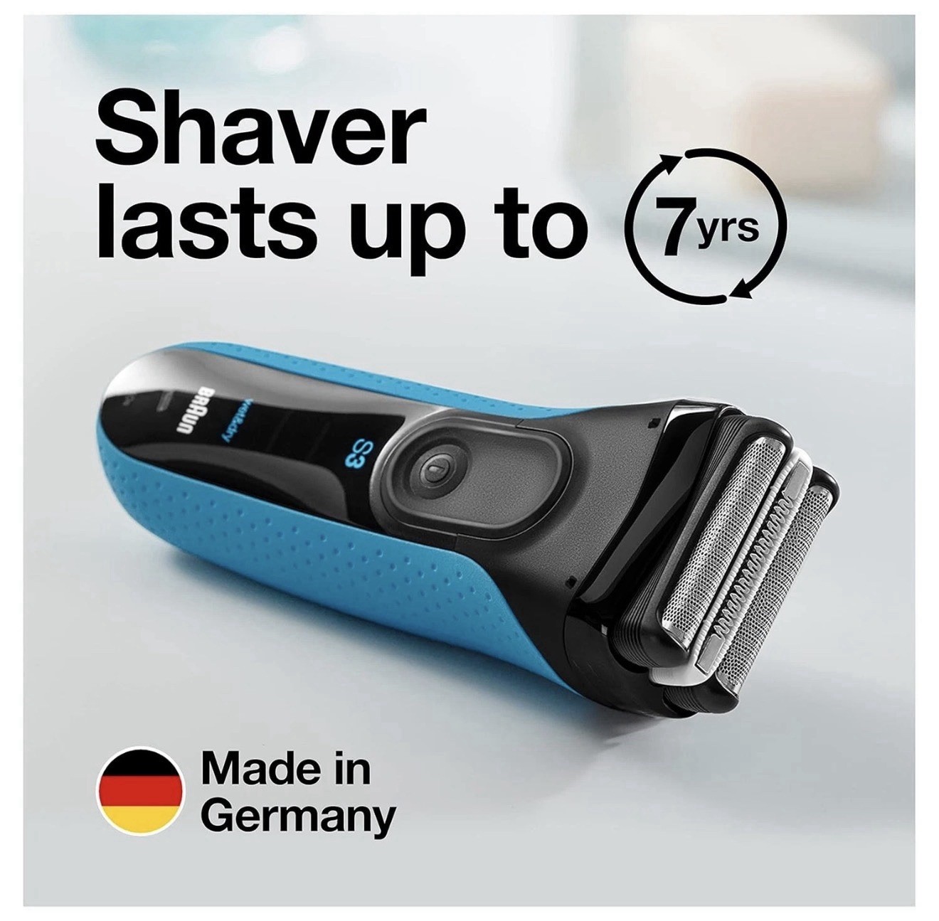 Braun Series 3 ProSkin Electric Shaver Wet & Dry Rechargeable Razor Open Box