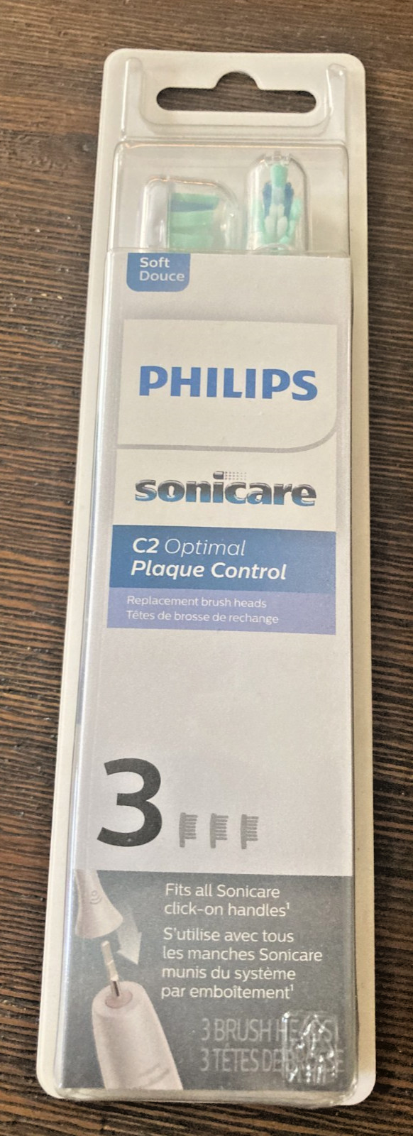 Philips Sonicare Brush Heads C2 Plaque Control 3 Pack