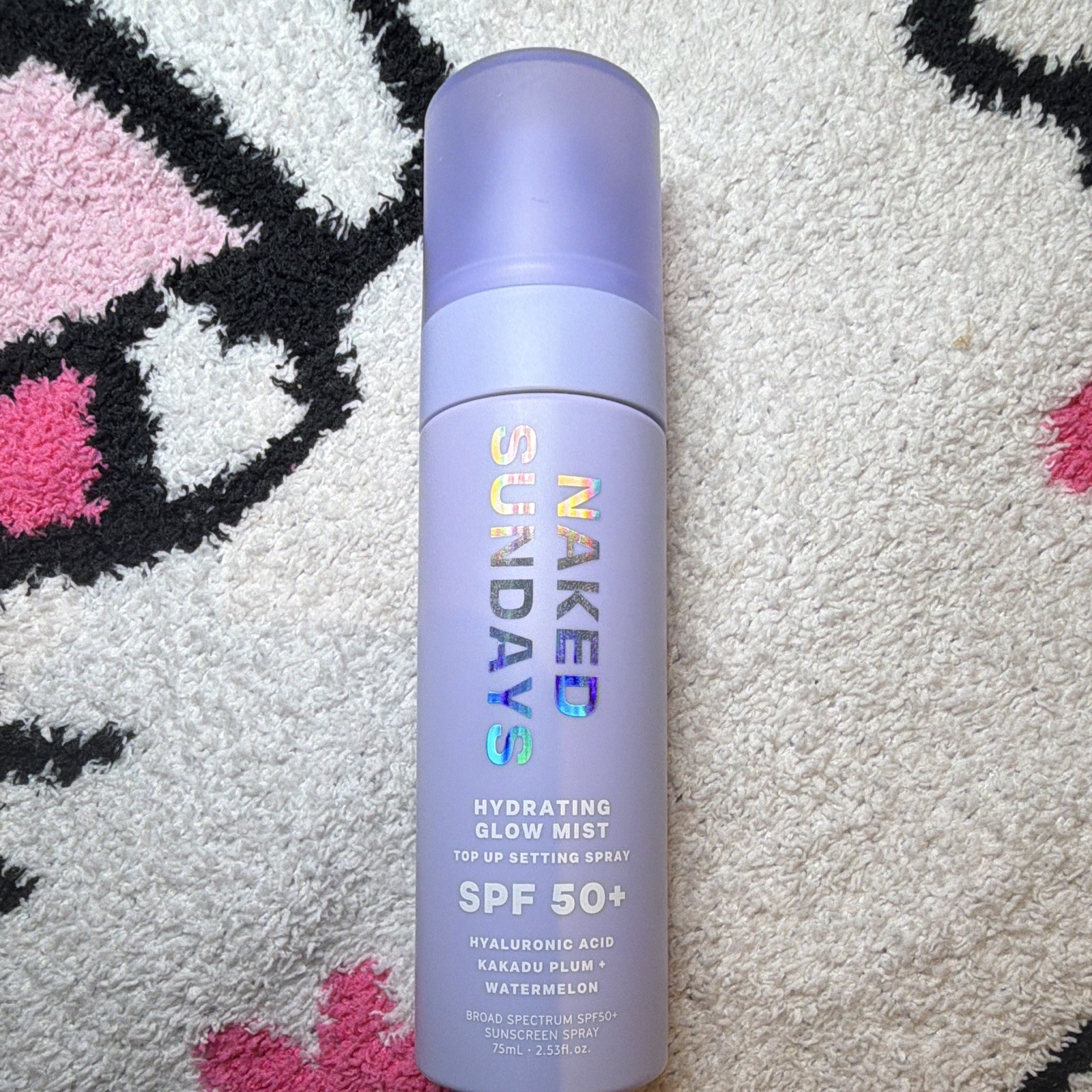 Naked Sundays Hydrating Glow Mist SPF 50+ Broad Spectrum Face Spray 2.53oz