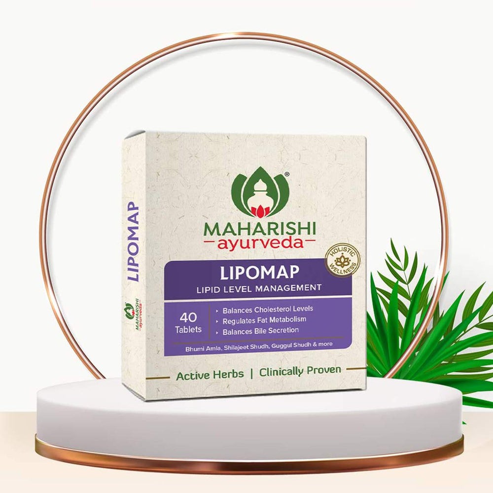 Maharishi Ayurveda Lipomap Tablets | Cholesterol Management Support | 40 Tablets