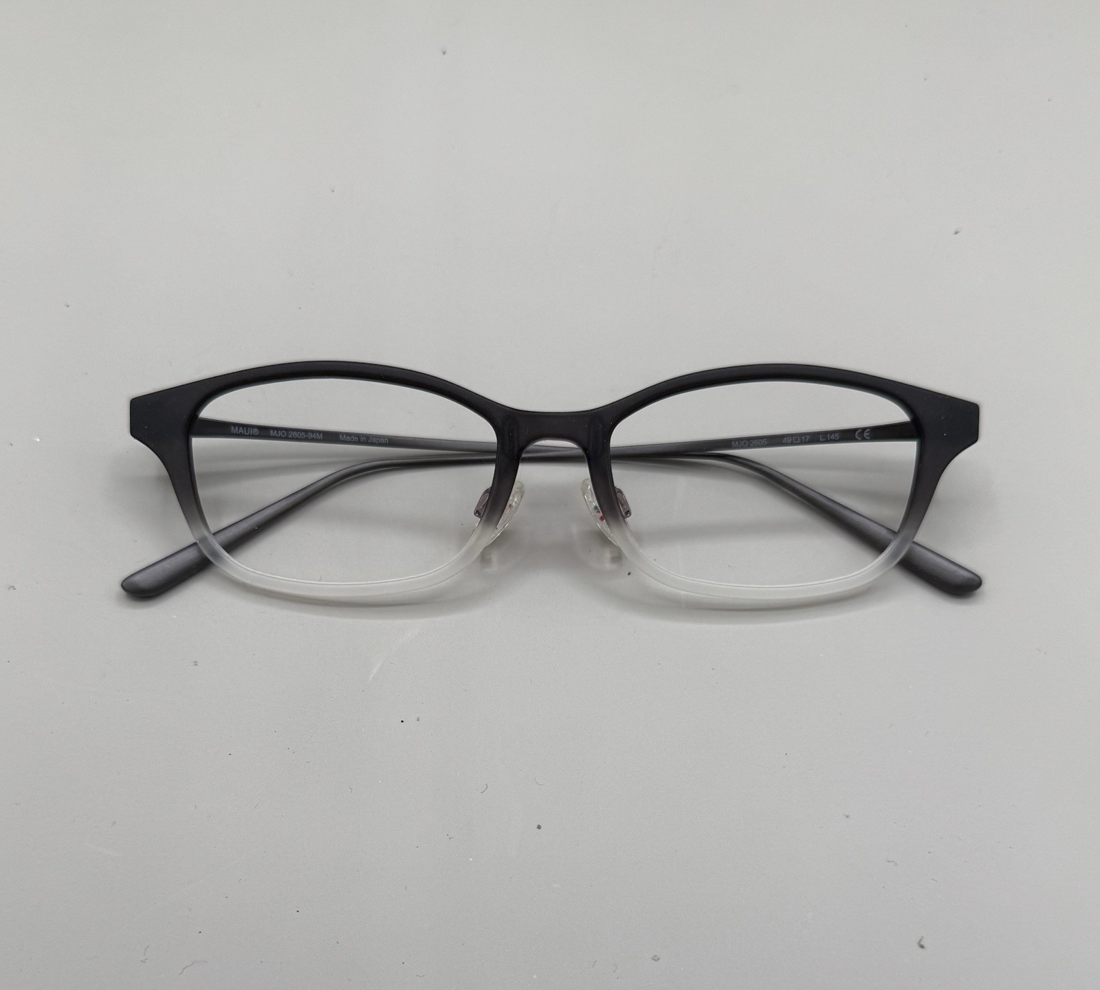 Maui Jim MJO 2605-94M Eyeglasses Glasses Matte Black Clear Gradient 49-17-145