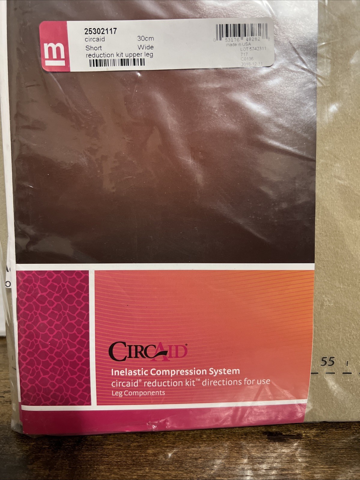 CircAid Inelastic Compression System 30 cm Standard Reg Reduction Upper Leg Wide