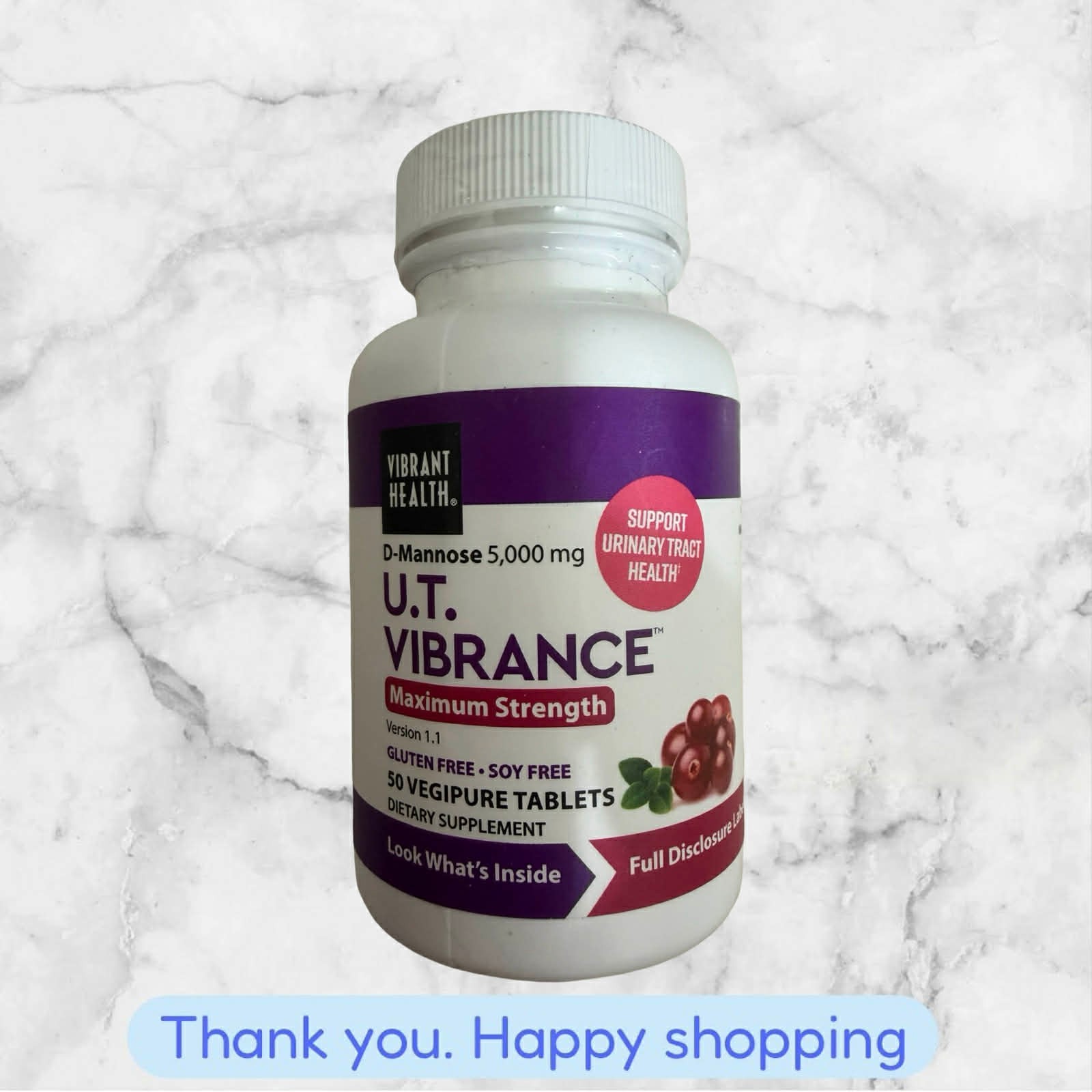 Vibrant Health U.T. Vibrance, Crisis Intervention for Urinary Tract Health NEW