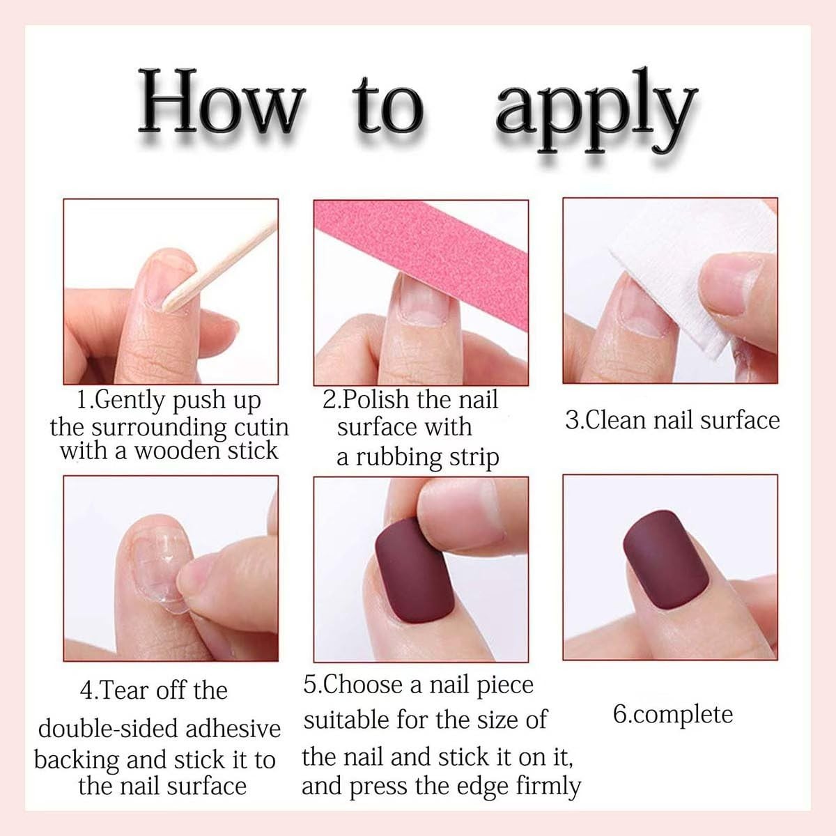 SYPAFG Short Oval French Tip Press on Nails – Polka Dot, Stripe and Gold Bead…