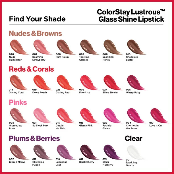 Revlon Super Lustrous Glass Shine Lipstick 0.11 oz CHOOSE YOUR COLOR