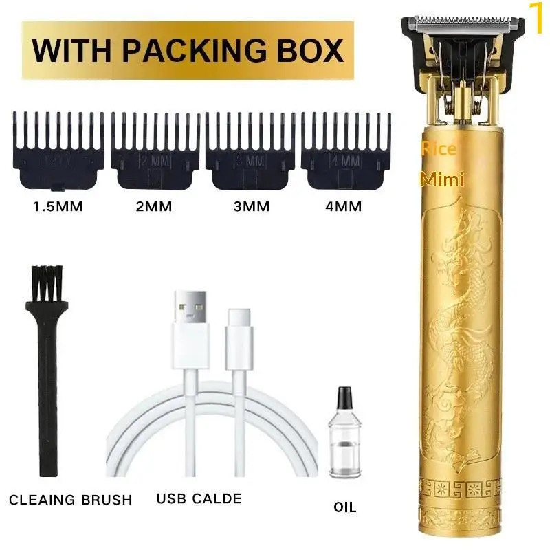 Vintage Cordless Hair Cutting Machine Portable Hair Clipper Electric Hair Trimme