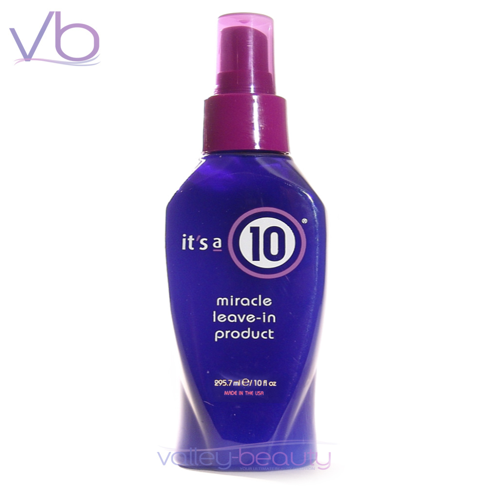 IT’S A 10 Miracle Leave In Product 295.7ml / 10oz All In One Treatment, its a 10