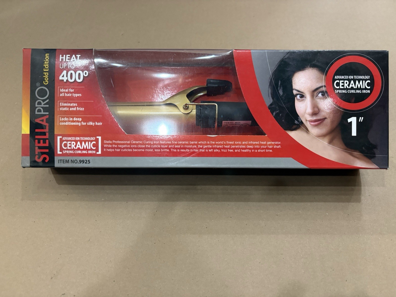 Hot Shot / Hot Tools Salon 24K Gold Curling Iron 1” – NEW