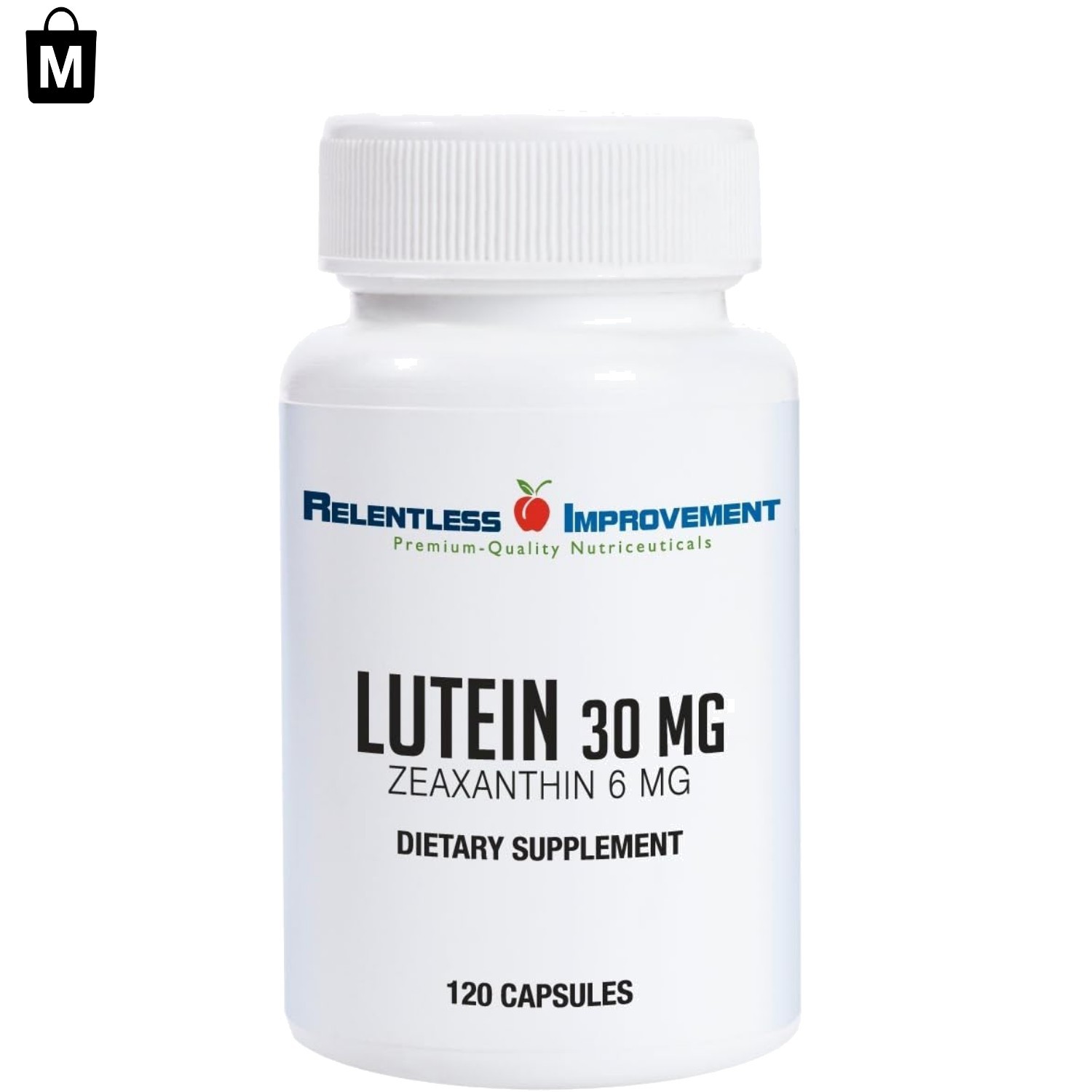 30mg Lutein & 6mg Zeaxanthin – 120 Vege-Capsules for Eye Health