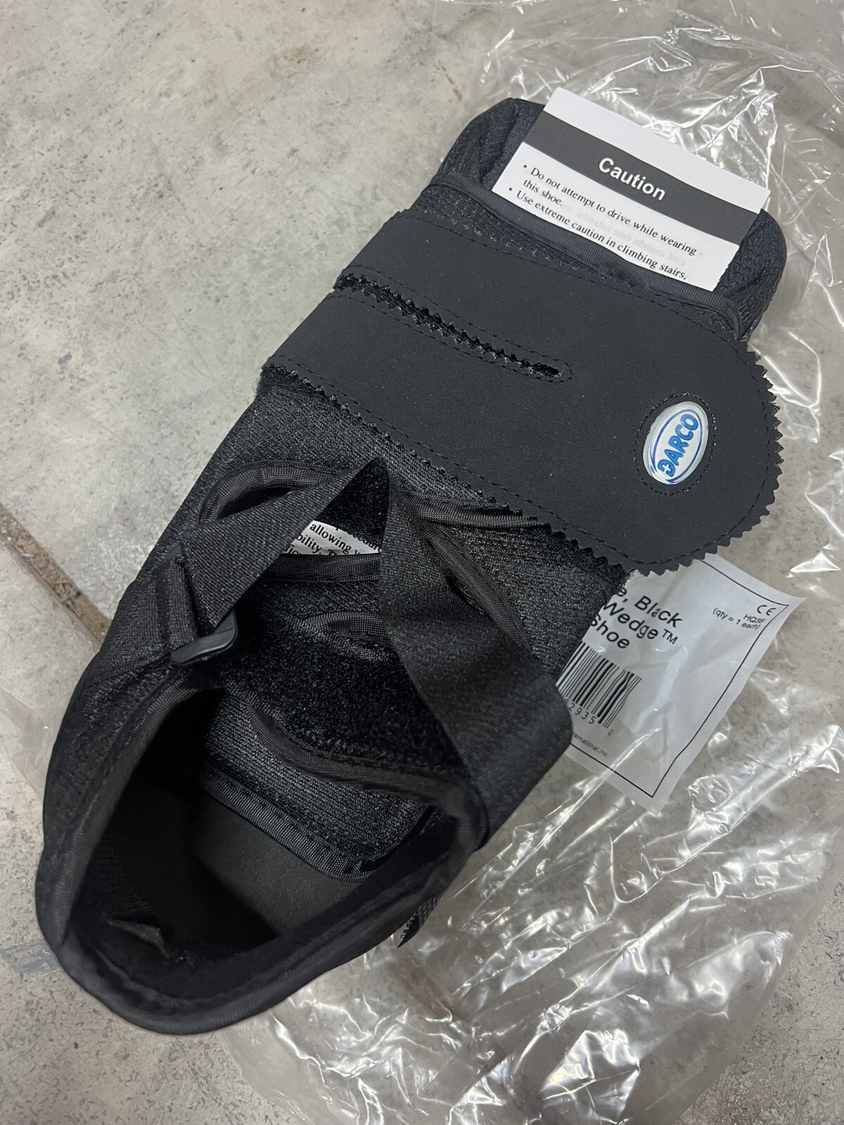 DARCO Heel Wedge Heal Hq3b Shoe Ortho Shoe Adjustable Recovery SZ L LARGE