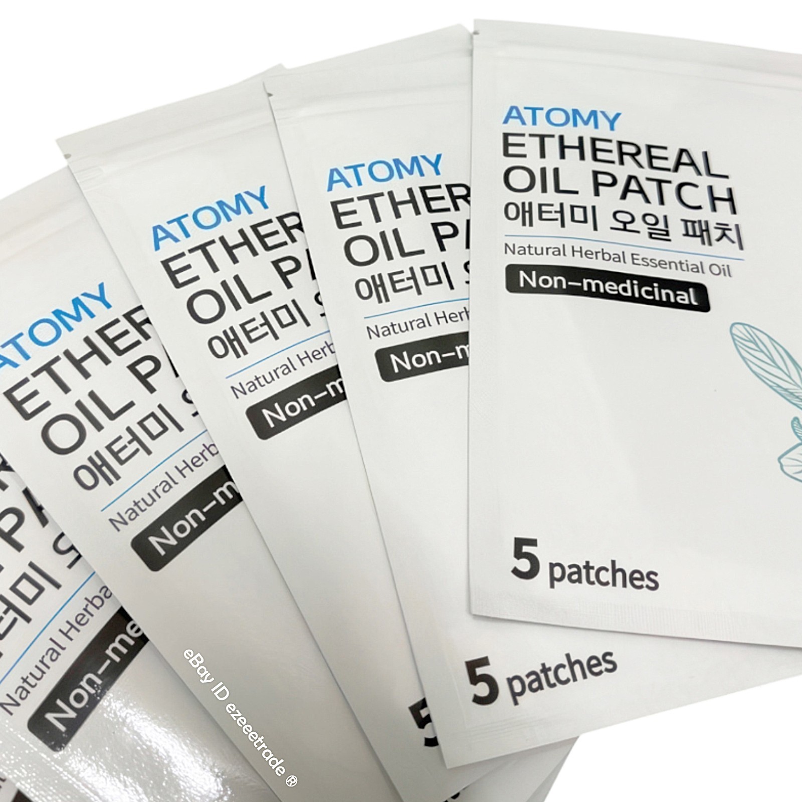 Atomy Ethereal Oil Patch Herbal Cooling Soothing Aromatherapy Multi Pack