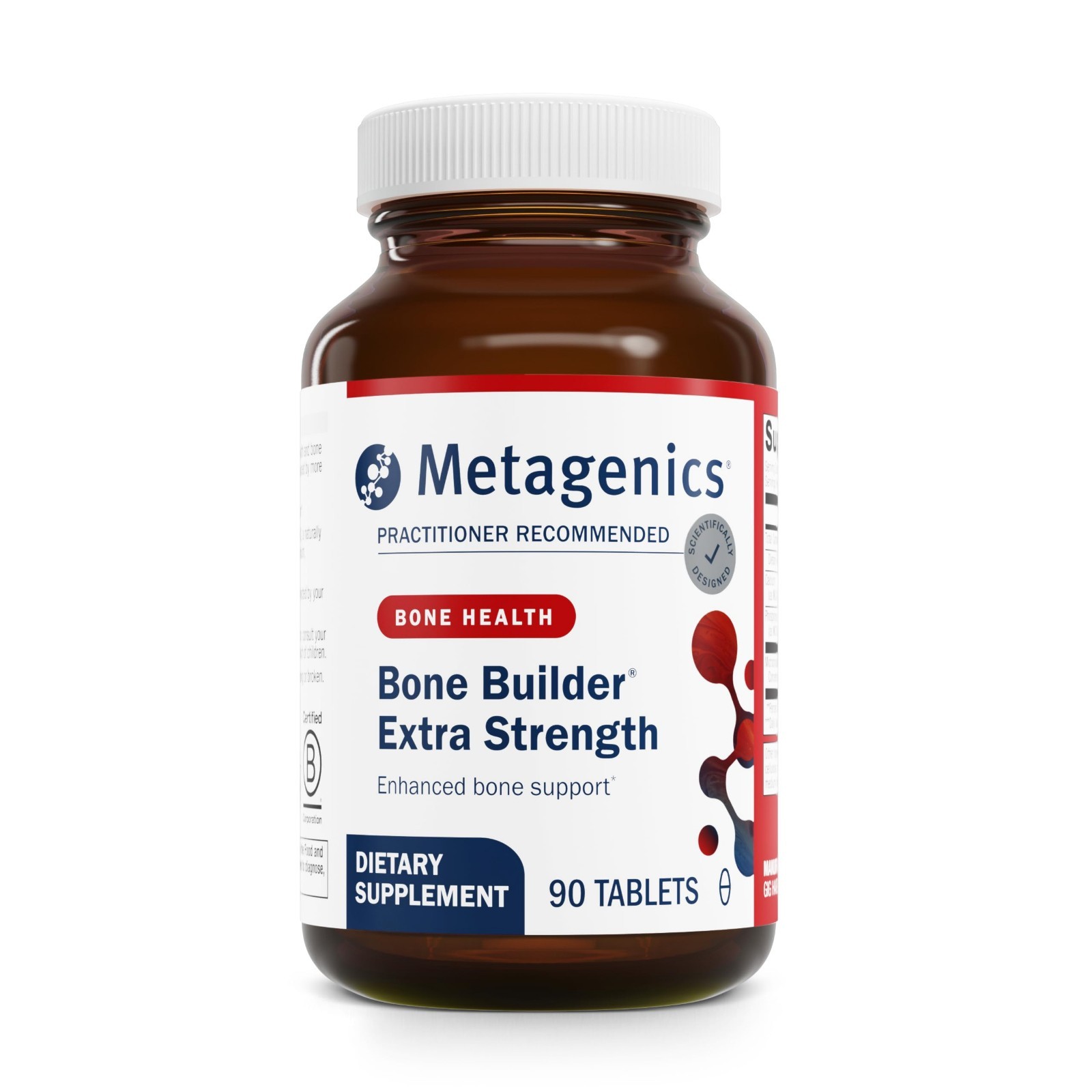 Bone Builder Extra Strength – MCHC Calcium & Phosphorus for Bone Density – Non-G
