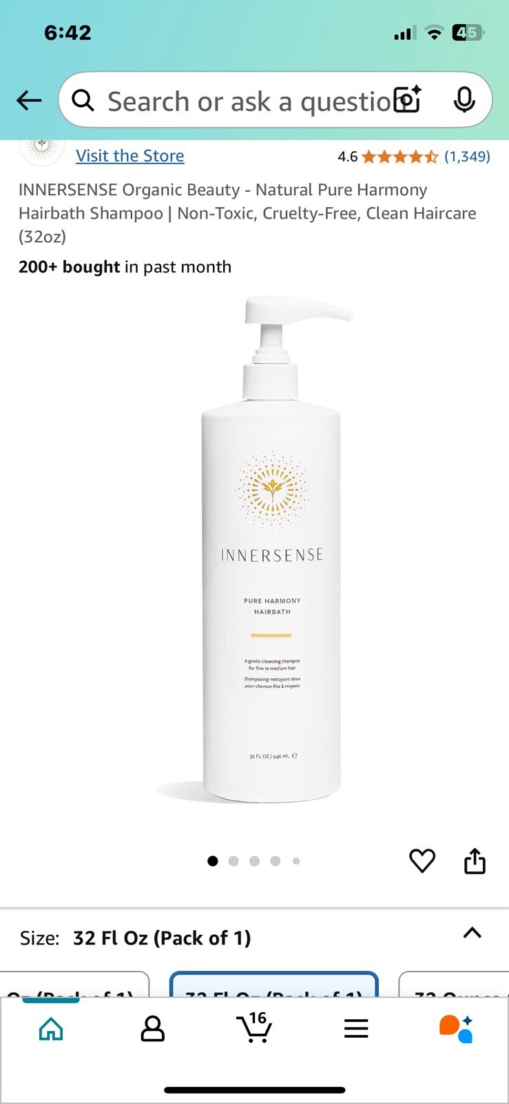 Luxurious Organic Hair Hydration – Non-Toxic Shampoo for Vibrant Health, 32oz