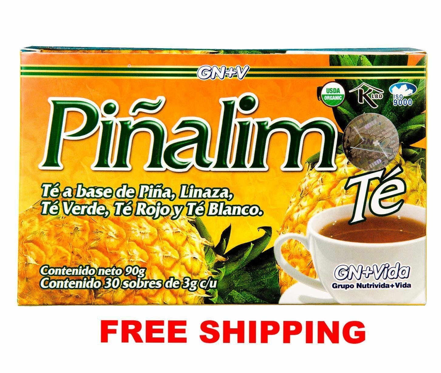 Te Pinalim GN+Vida PINALIM TEA Te de Pina ENVIO GRATIS Pineapple Diet 30 Days