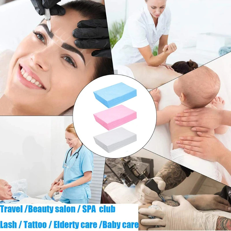Disposable Non Woven Massage Bed Sheets Spa & Beauty Salon Hotel,Travel 10 Sheet