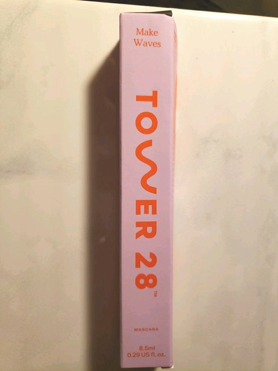TOWER 28 MAKE WAVES MASCARA 8.5ml Jet Black Vegan Lengthens Volumizes FREE SHIP