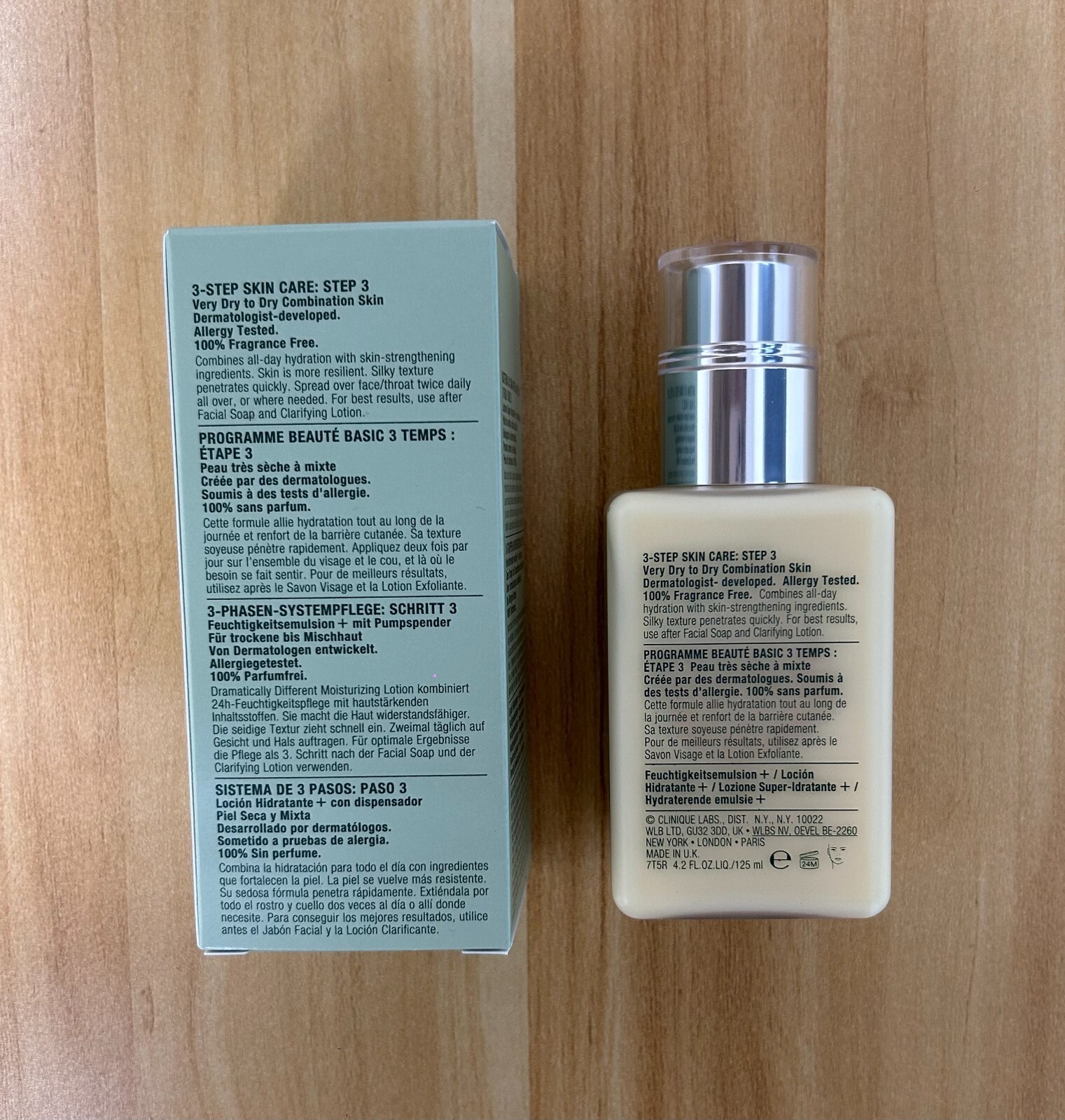 CLINIQUE DRAMATICALLY DIFFERENT MOISTURIZING LOTION WITH PUMP 4.2 FL OZ / 125 ML
