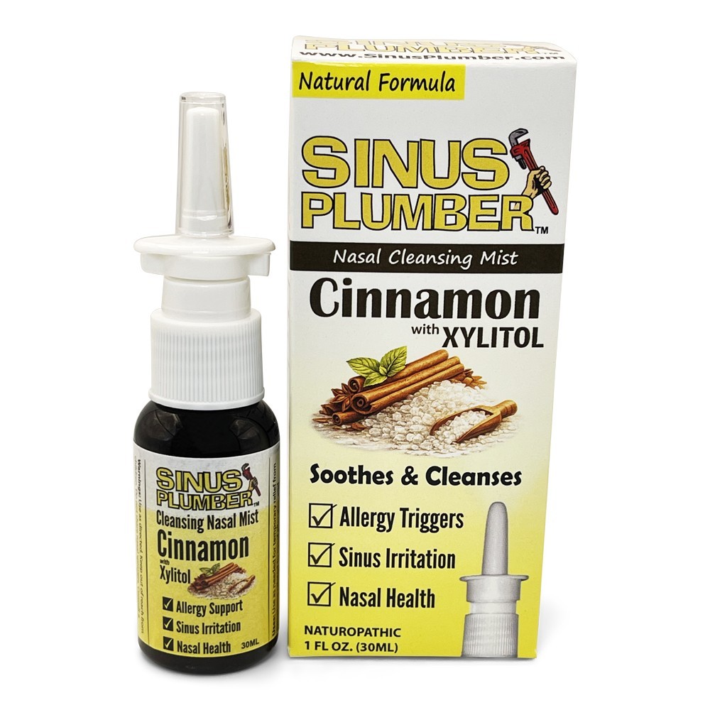 Sinus Plumber Xylitol Cinnamon Nasal Spray | Allergy, Sinus, Congestion Relief