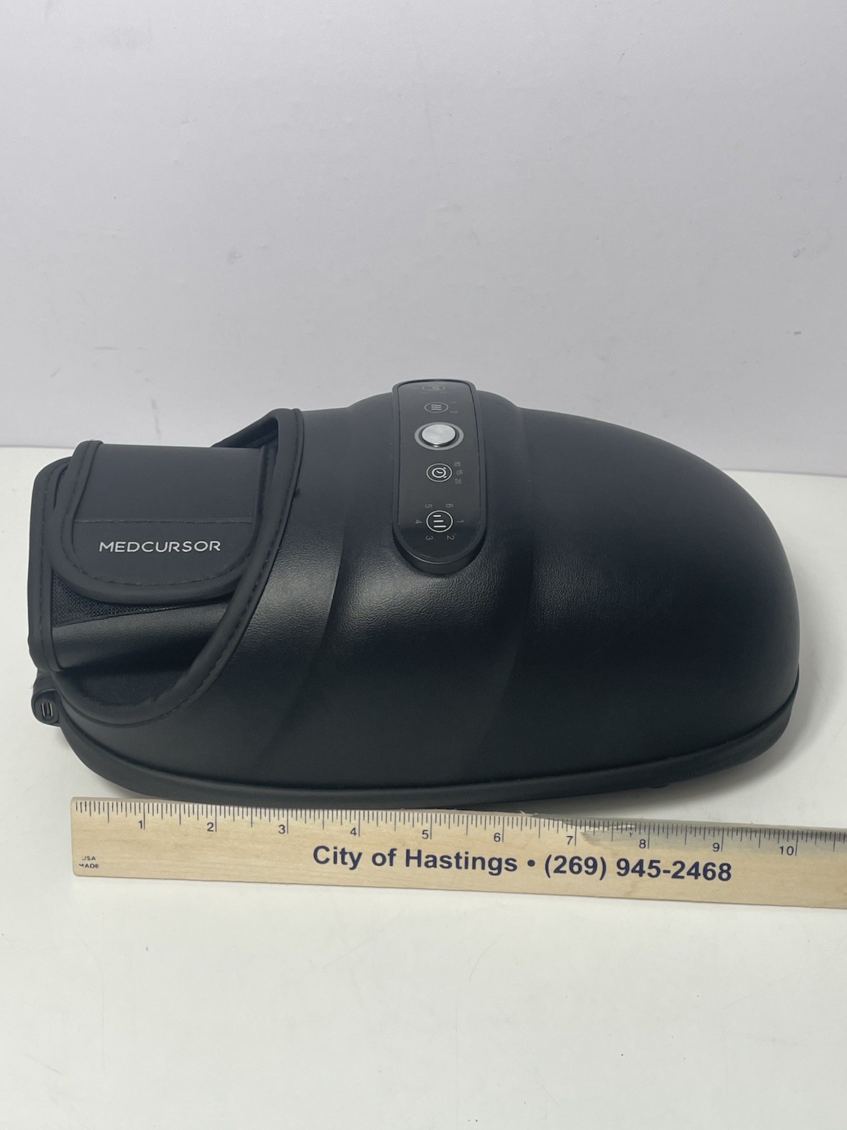 Medcursor Hand Massager Heat Compression Rechargeable Cordless MD-HM01