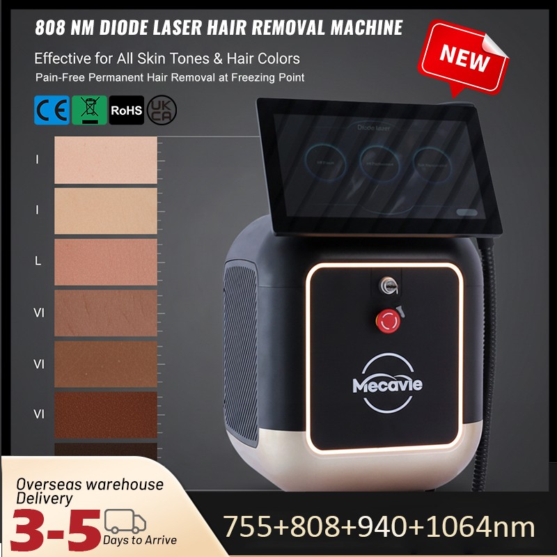 Professional Ice Titanium Diode Laser Hair Removal 60M Shots Permanent Epilator