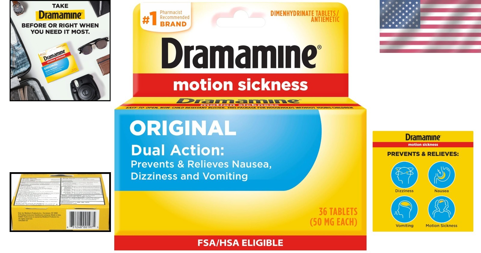 Dramamine , Motion Sickness Relief, 36 Count