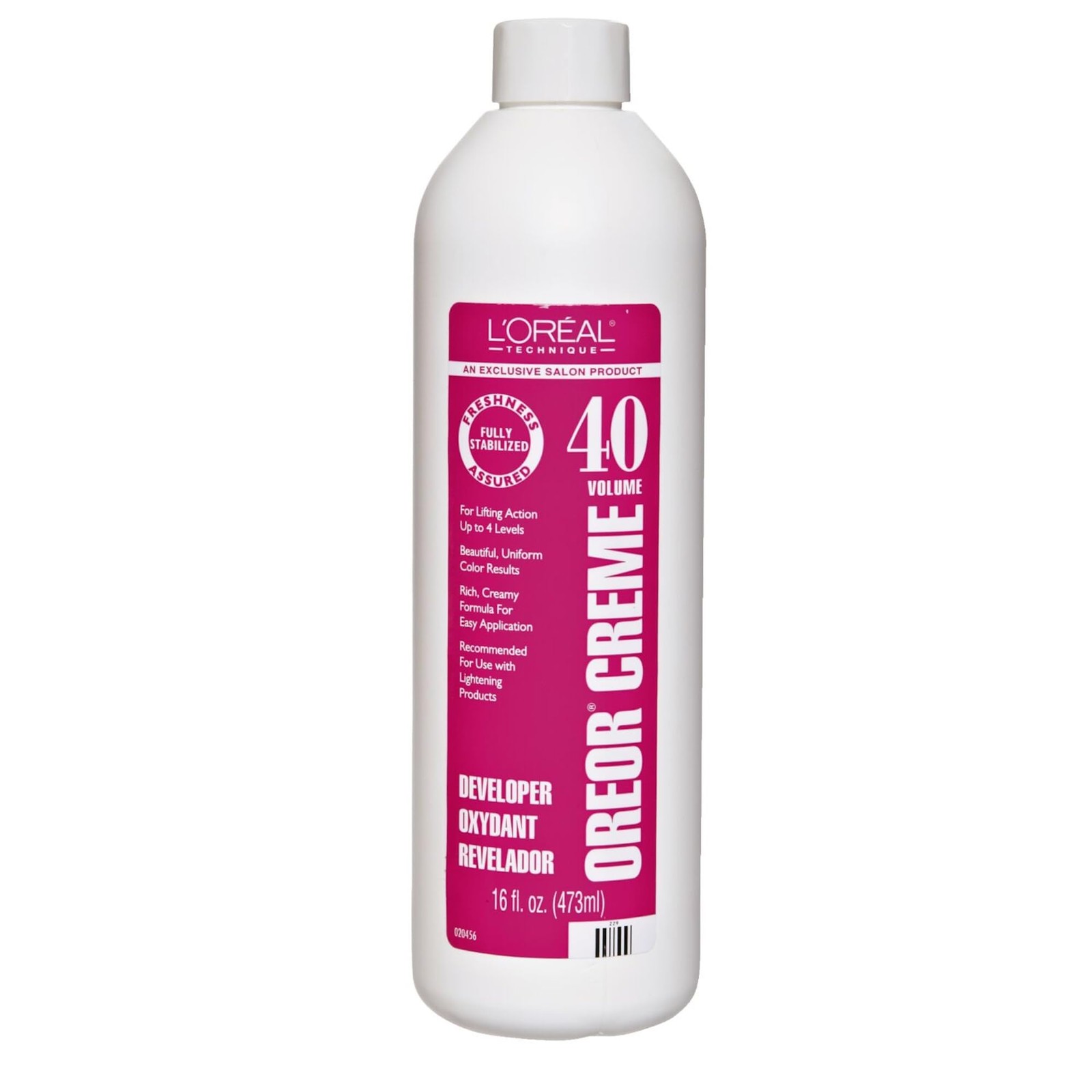 Loreal 20-Volume Creme Developer, AS SHOWN, 16 Fl Oz