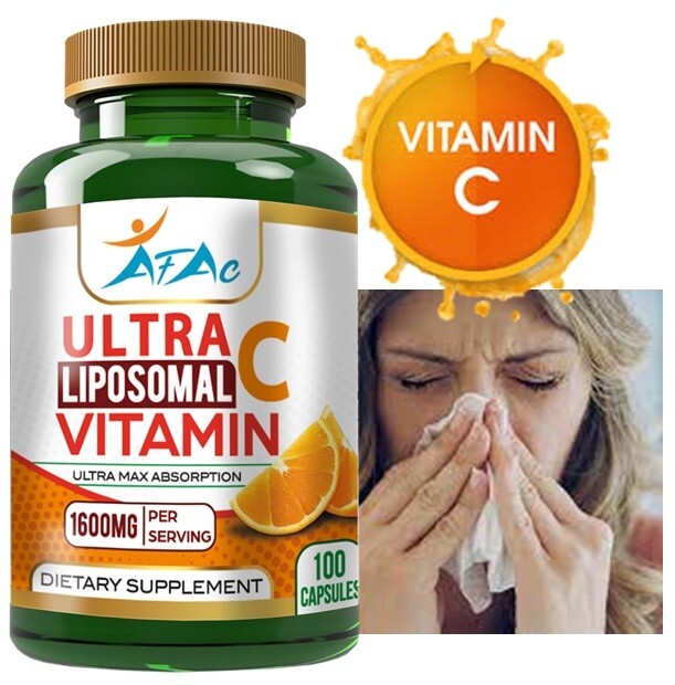 Vitamin C High Absorption Supplements Immune Support fast shipping 2 bottles