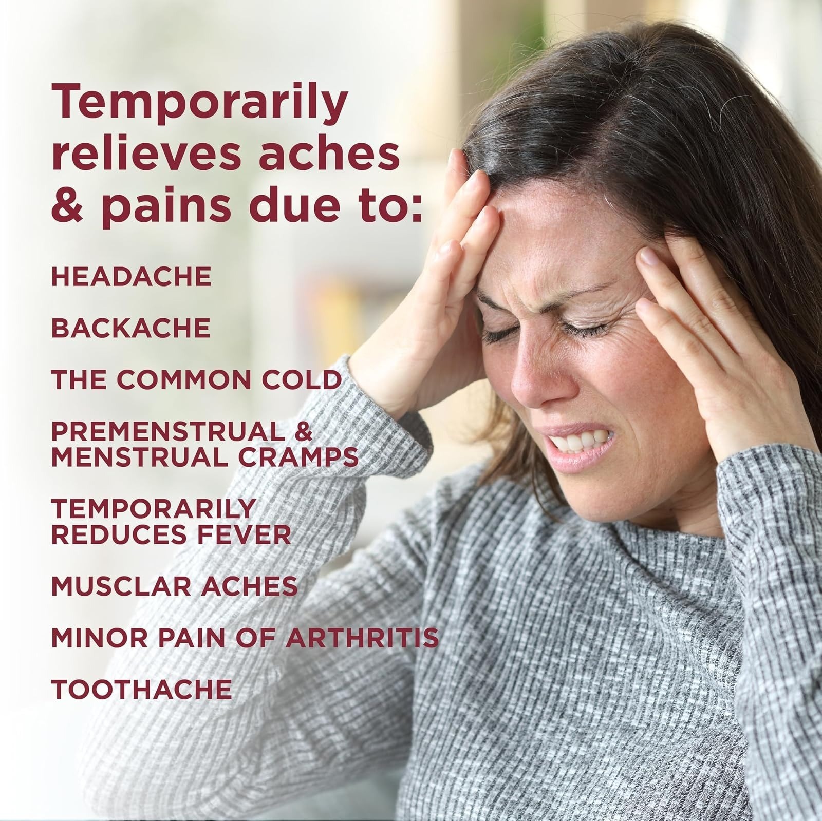 Amazon Basic Care Acetaminophen 650 mg Tablets – Pain Reliever, 100 Count