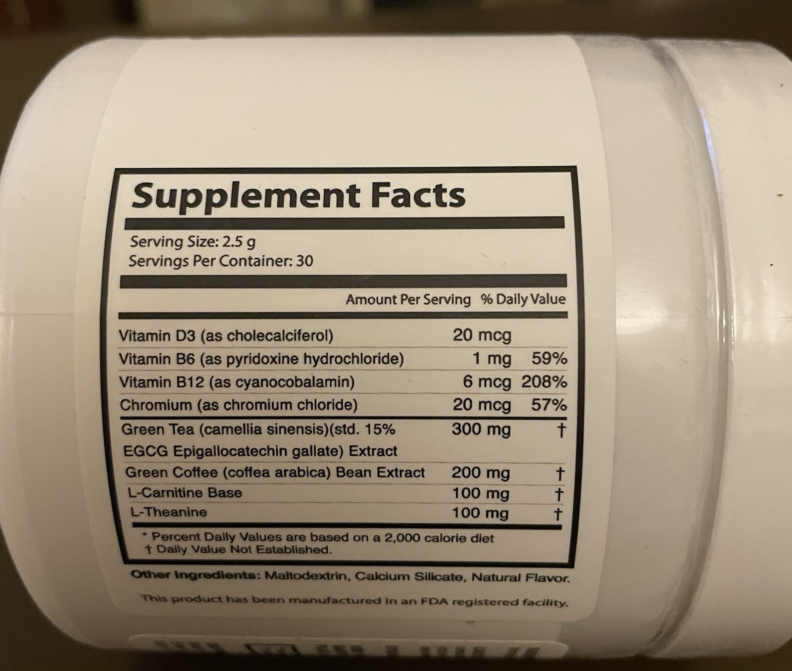 Skinny Roast Advanced Weight Management Powder Fitness Support Supplement 5 Pack
