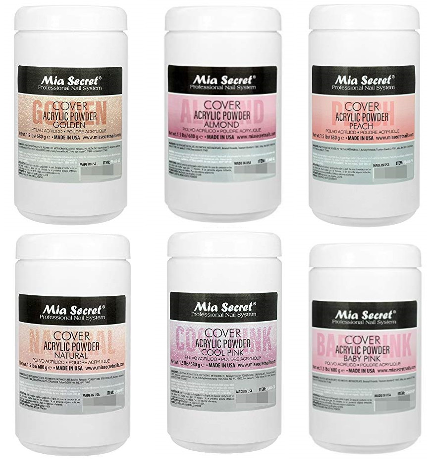 Mia Secret COVER Acrylic Powder – CHOOSE YOUR COLOR & SIZE