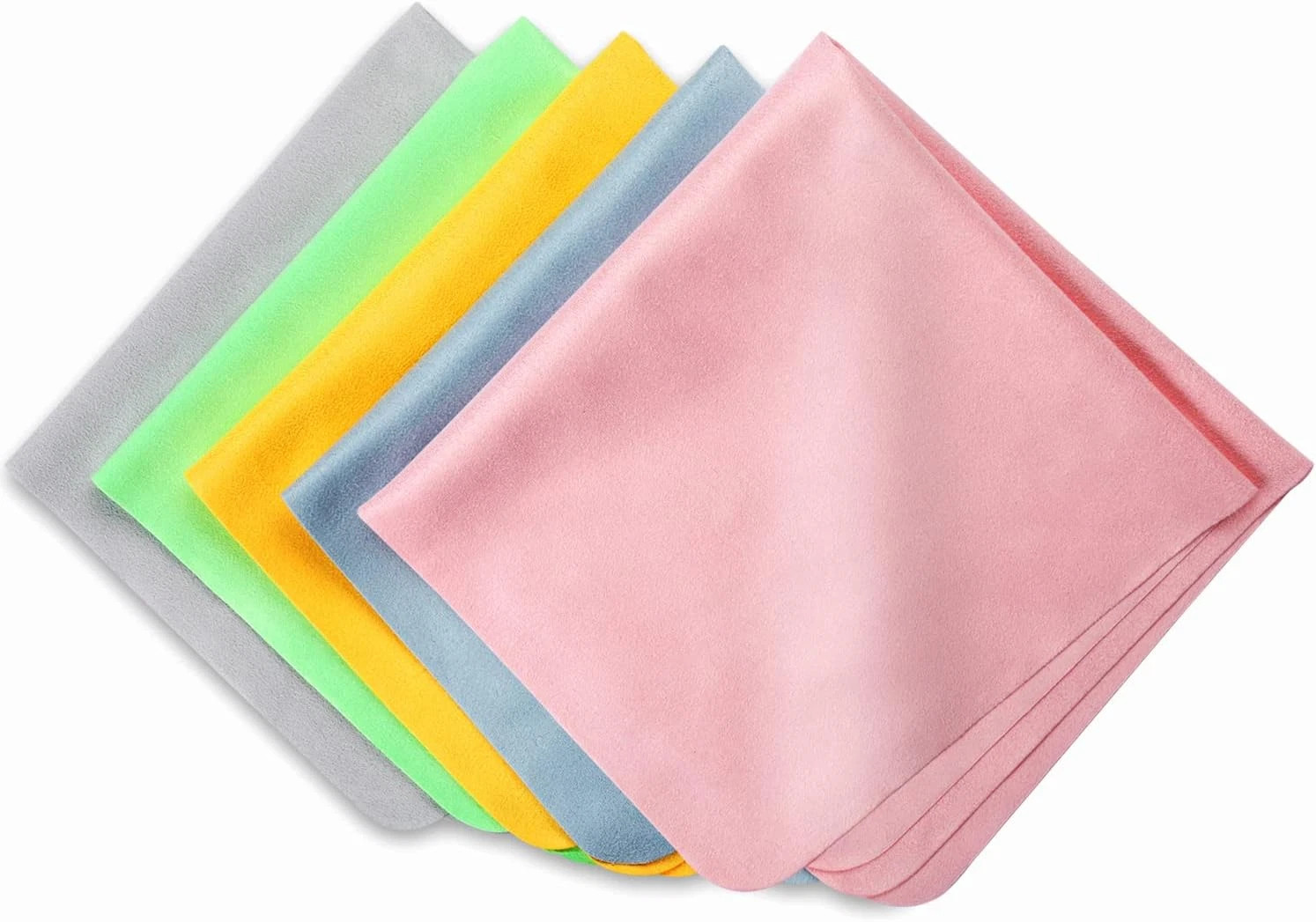 Extra Large Microfiber Cleaning Cloths (12″x 12″) for Eyeglasses, Lens, Glasses,