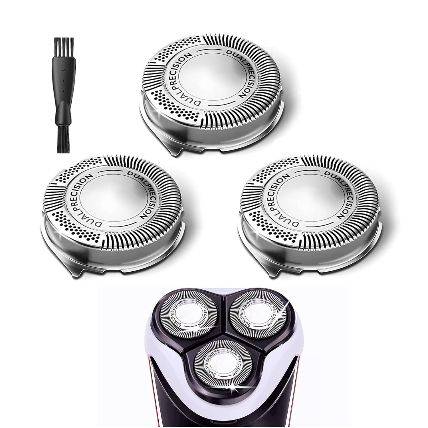 HQ8 Replacement Heads Razor Blades for PT720 AT880 Heads, Compatible with Philip
