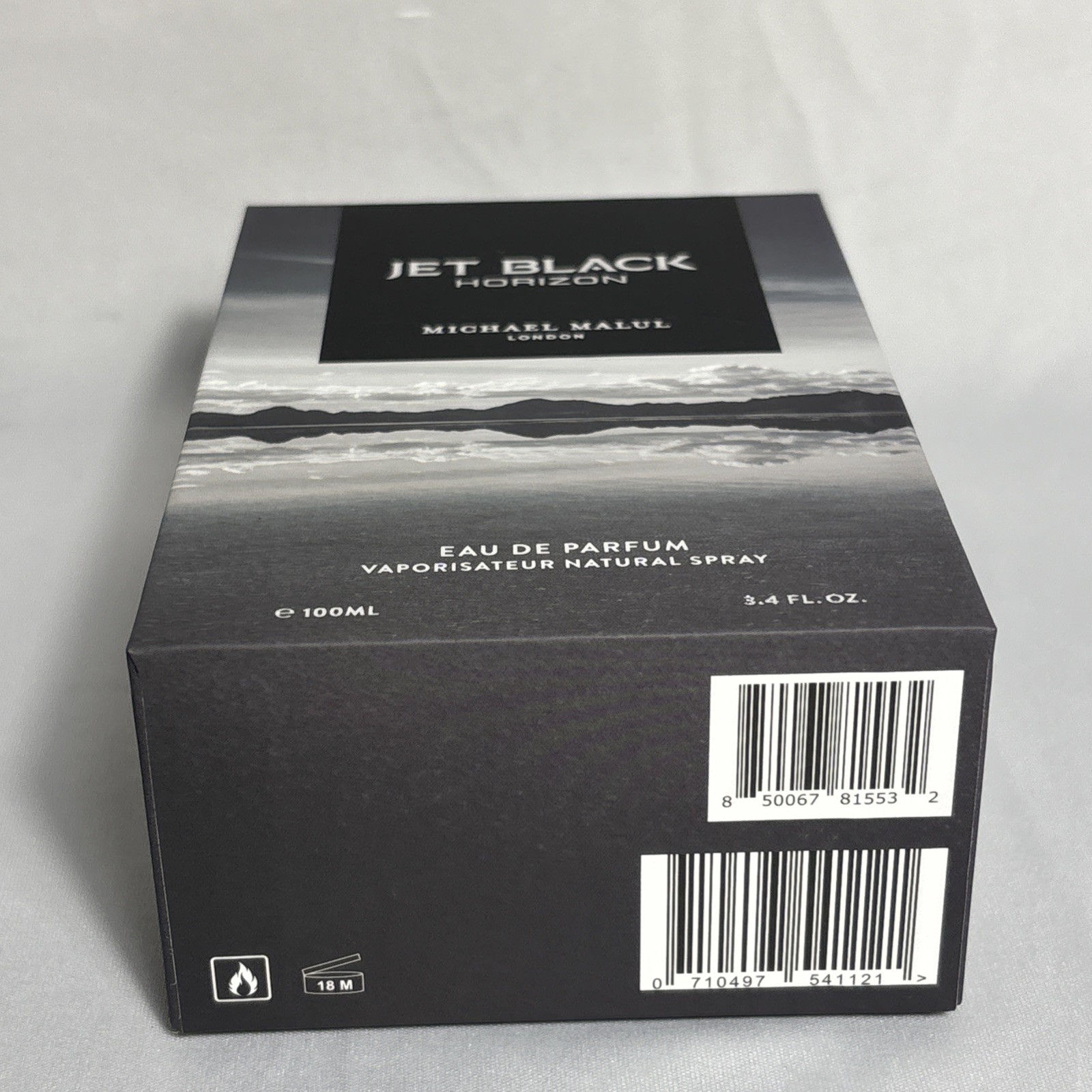 Michael Malul Men’s EDP 3.4oz 100ml NIB Jet Black Horizon
