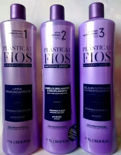 Cadiveu Plastica Dos Fios / Professional Straightening Treatment Kit 3x1L