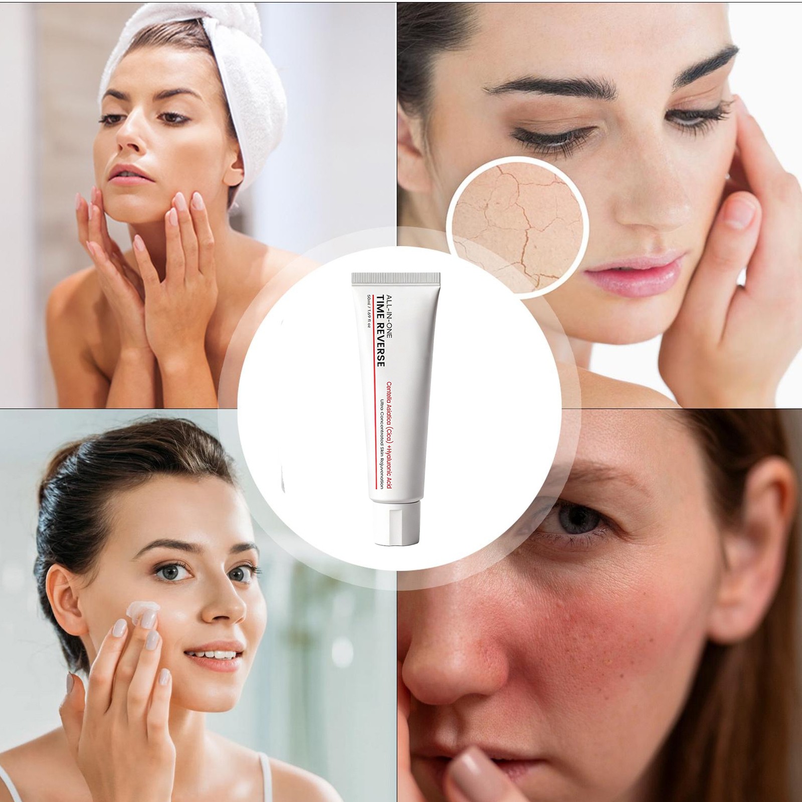 Koriderm Time Reverse Cream, 50ml Soothing Nourishing Lotion For All Skin Types