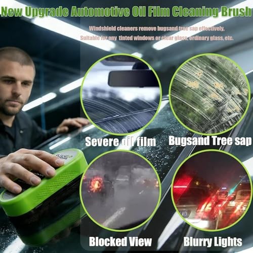 4 Packs Clear Vision Windshield Cleaner,Clear Vision Glass 4pcs