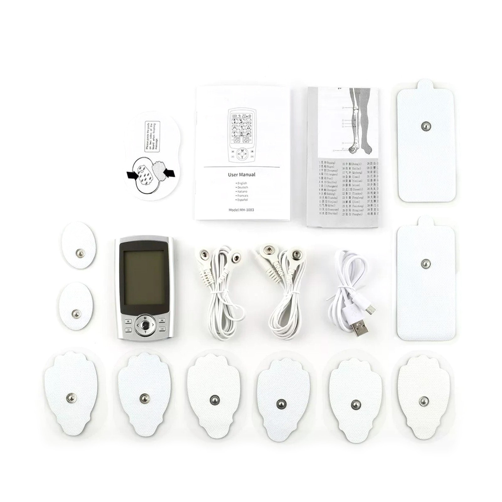 36 Modes Tens Unit Muscle Stimulator Machine Pulse Massager Therapy Pain Relief
