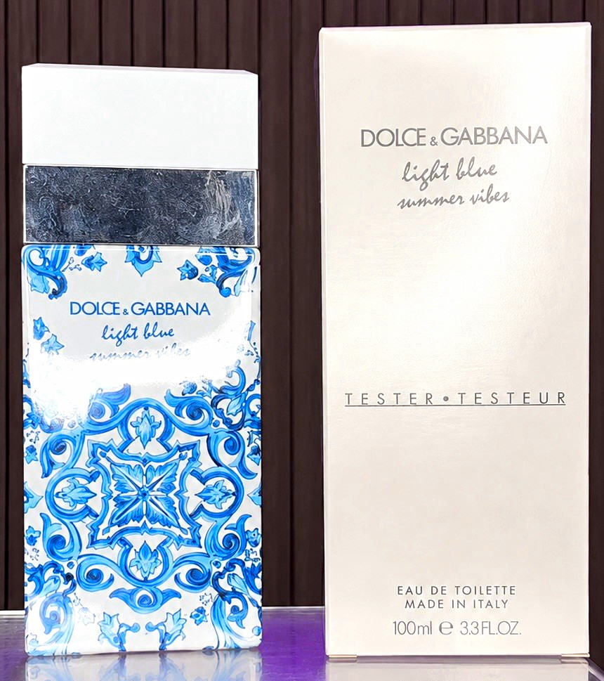 Dolce & Gabbana Light Blue Summer Vibes Eau de Toilette Spray 3.3 fl oz Tester