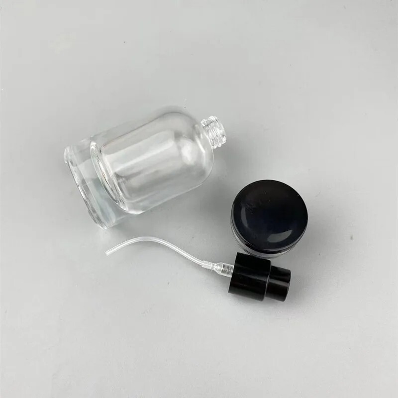 4Pcs – Empty Refillable Travel Glass Perfume Bottle With Spray Atomizer 30 ml