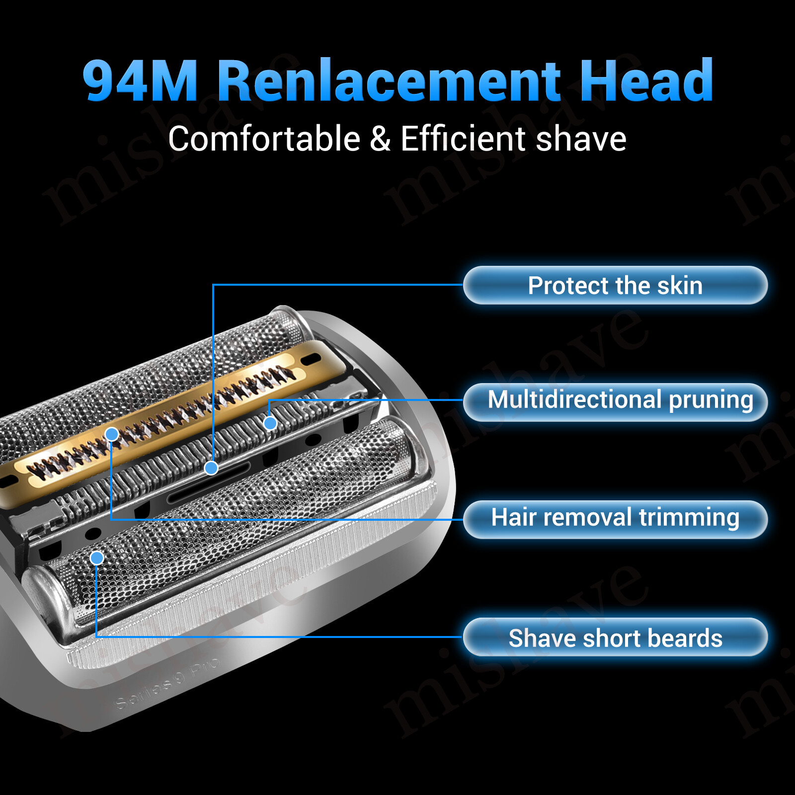 94M Series 9 Electric Shaver Replacement Head Foil Box Razor Blades 1-3 Pack